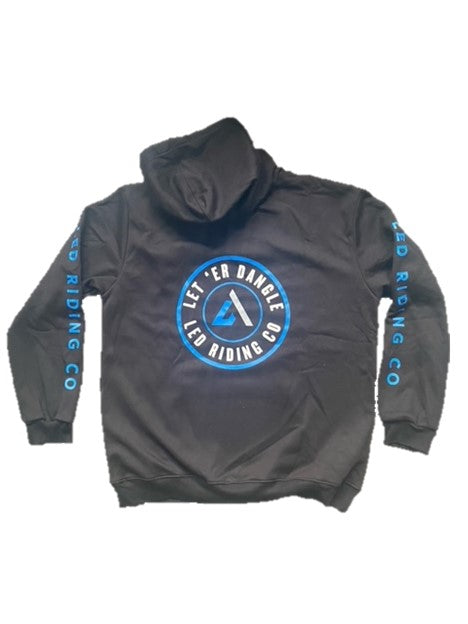 LED Blue Crest Dangle Hoody