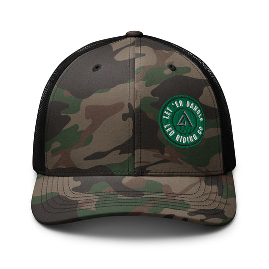 LED Camouflage trucker hat