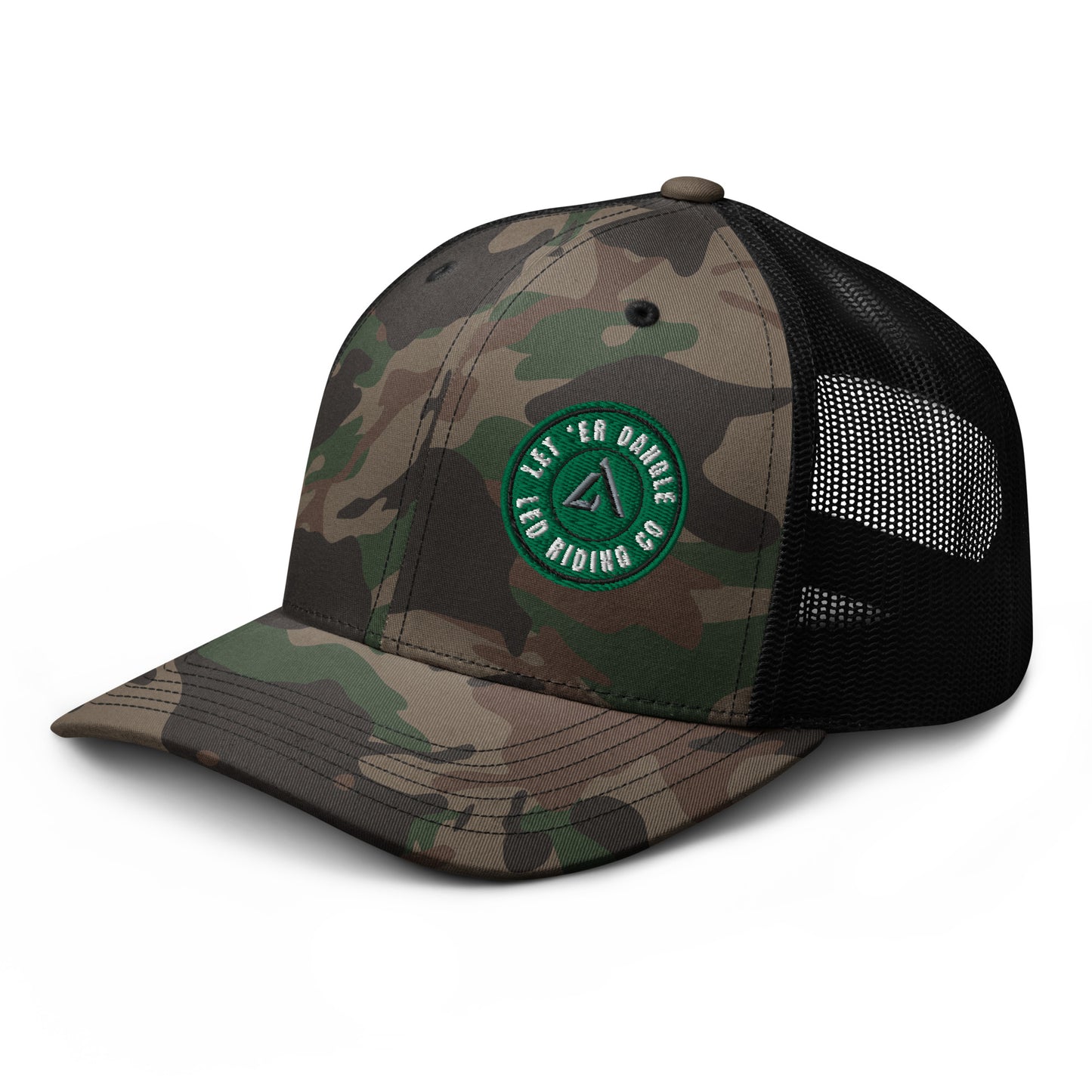 LED Camouflage trucker hat