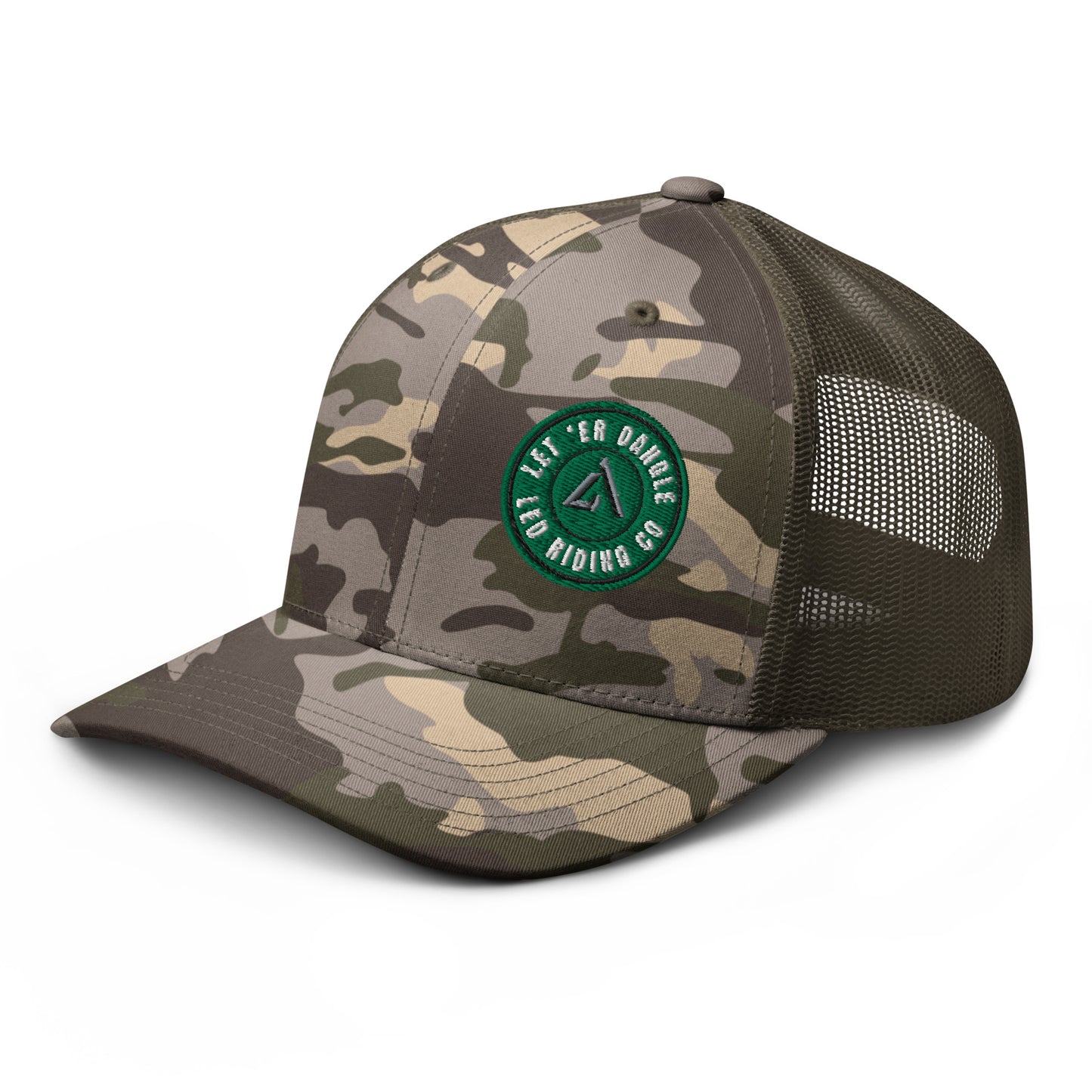 LED Camouflage trucker hat