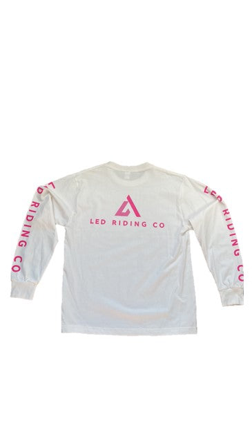 White and Pink LED Longsleeve